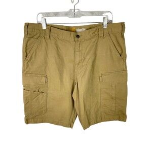 Carhartt Men's Relaxed Fit Rugged Flex Rigby Cargo Shorts Tan Size 38